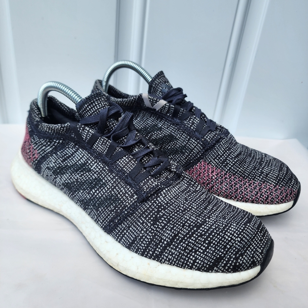 Adidas Women's Size 9.5 Pureboost Go B75667 Black Running Shoes Sneakers Shoes